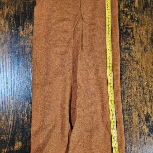 Target Rust Orange Knit Wide Pants Culottes S and XXL - Picture 5 of 9